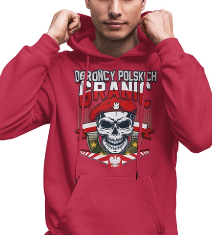 BLUZA Z KAPTUREM PATRIOTYCZNI OBROŃCA POLSKICH GRANIC